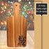 Snowman Hot Cocoa Paddle Cutting Board-Laser Engraved